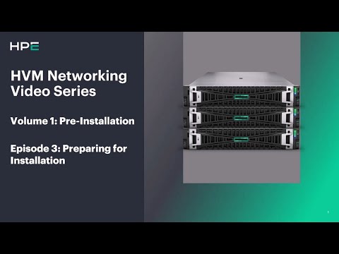 HVM Pre-Installation 03: Preparing for Installation