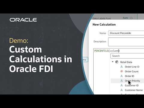 How to Build Calculations in Oracle Fusion Data Intelligence