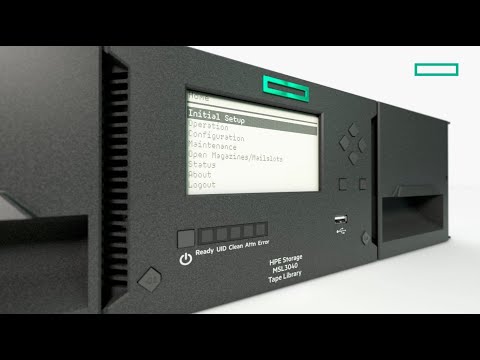 Inside the HPE Storage Tape MSL3040 Tape Library