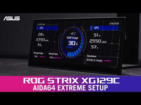 ROG Strix XG129C AIDA64 Extreme Setup  | ASUS SUPPORT