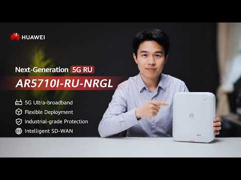 Huawei AR5710I-RU-NRGL Unboxing | Compact Industrial 5G RU for Networks