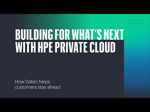HPE Private Cloud Partner Success Story