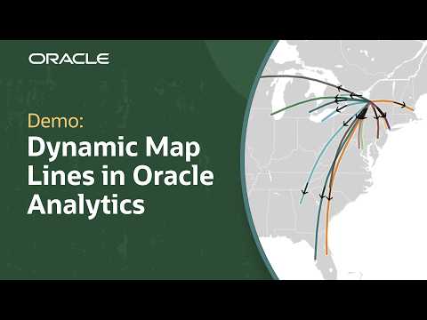 How to Create Dynamic Map Lines in Oracle Analytics Cloud