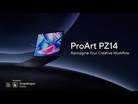 ProArt PZ14 (HT7407, ASUS most powerful tablet) #Qualcomm | 2026 (Full)