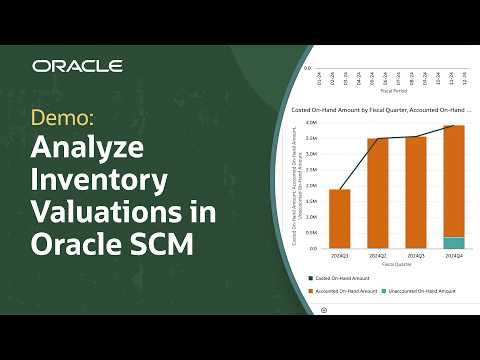 Identify Inventory Valuation Trends in Oracle Fusion SCM Analytics