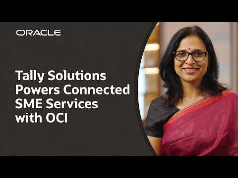 Tally Solutions Connects SMEs on Oracle Cloud Infrastructure