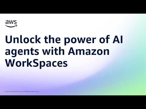 Unlock the power of AI agents with Amazon WorkSpaces | Amazon Web Services