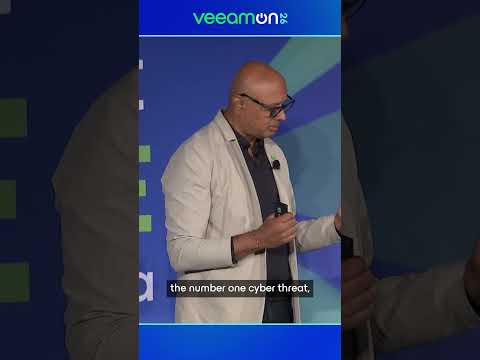 “The same gravity that fuels your AI can also weaponize it.” | VeeamON Online