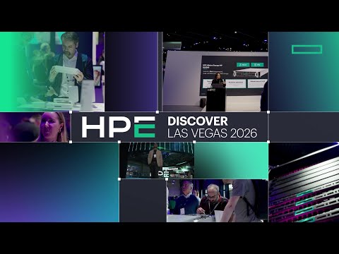 Preview what’s next!  Hear from HPE President & CEO on what to expect at HPE Discover 2026