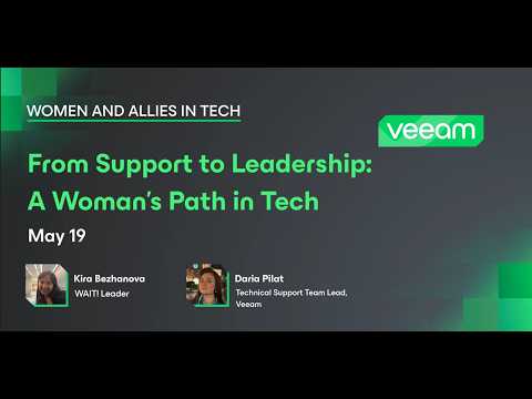 From Support to Leadership – A Woman’s path in Tech
