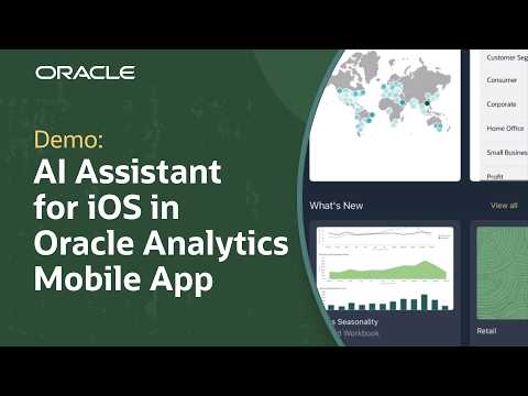 How to Use AI Assistant in Oracle Analytics Mobile App for iOS