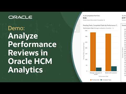 Manage Employee Performance Evaluation in Oracle Fusion HCM Analytics