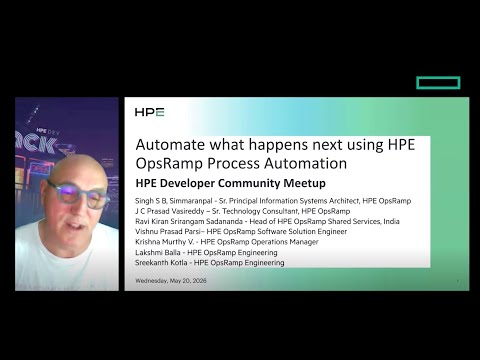 Automate what happens next using HPE OpsRamp Process Automation