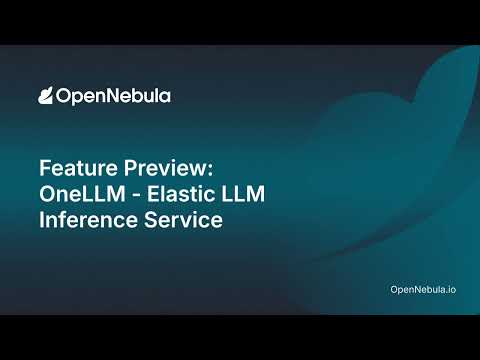 Feature Preview: OneLLM – Elastic LLM Inference Service