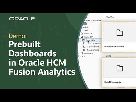 Explore Prebuilt Dashboards in Oracle Fusion HCM Analytics
