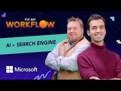 Stop using AI like a search engine | Fix My Workflow