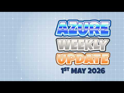 Azure Update 1st May 2026