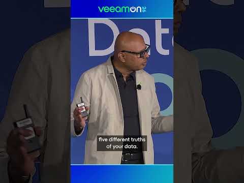 “One platform. Five domains. One knowledge graph.” | VeeamON Online