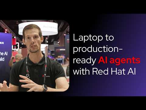 Laptop to production-ready AI agents demo with Red Hat AI