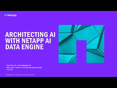 Architecting AI with NetApp AI Data Engine