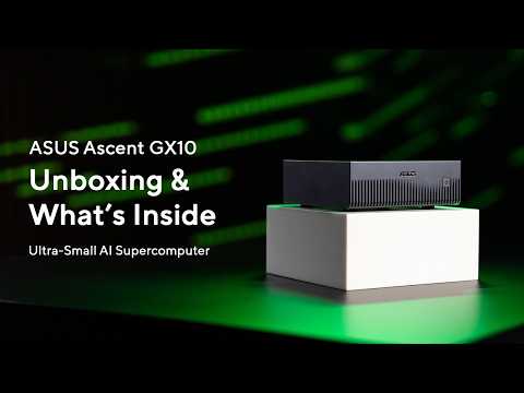 ASUS Ascent GX10 | Ultra-Small AI Supercomputer Unboxing