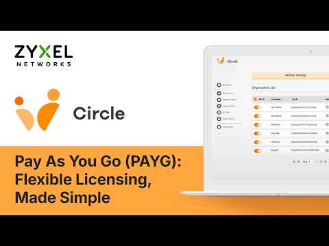 Zyxel Circle: Pay As You Go. Use First, Pay Monthly, Scale Anytime.