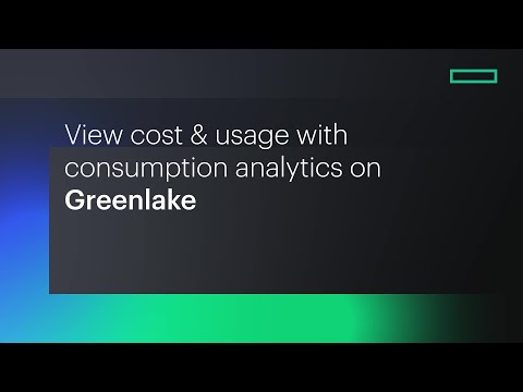View Cost and Usage with Consumption analytics