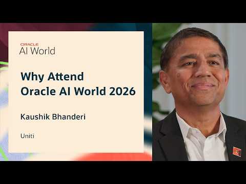 Uniti: Why Oracle AI World Matters for AI Leaders