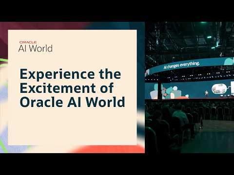 Register Now for Oracle AI World 2026