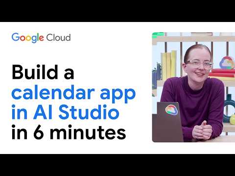 Build a calendar app in AI Studio in 6 minutes