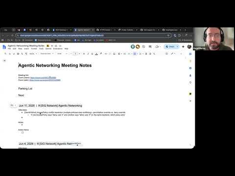 SIG Network Meeting for 2026-06-11