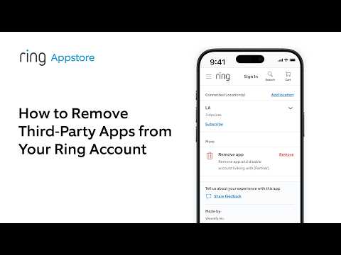 How to Remove Third-Party Apps from Your Ring Account | Ring Appstore