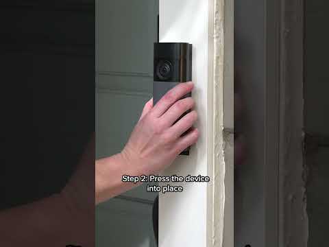 See how easy it is to install the Ring Battery Doorbell! Secure your front door with just 2 steps 🔔