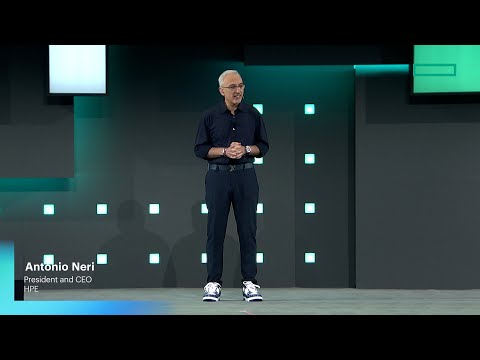Keynote by Antonio Neri – Architecting AI starts with your network
