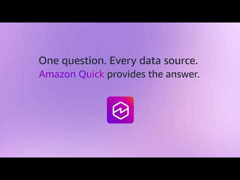 Get the data you need with Amazon Quick | Amazon Web Services