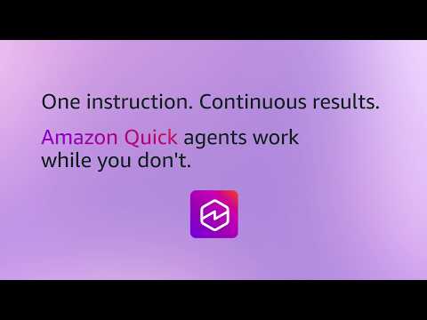 Create autonomous agents with Amazon Quick | Amazon Web Services