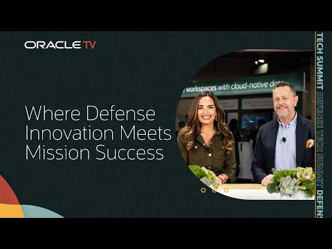 Oracle TV Live from Brussels: Defence Tech Summit 2026