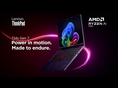 Lenovo ThinkPad T14s, Power in motion. Made to endure