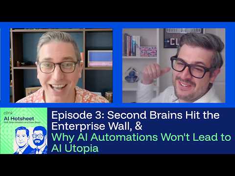 Second Brains Hit the Enterprise Wall, & Why AI Automations Won’t Lead to AI Utopia