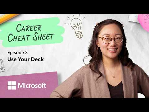 How to use your career walking deck in interviews and networking | Career Cheat Sheet