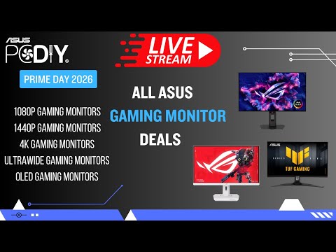 ASUS PRIME DAY 2026 All Gaming Monitor Deals – 1080P, 1440P, 4K, Ultrawide & OLED
