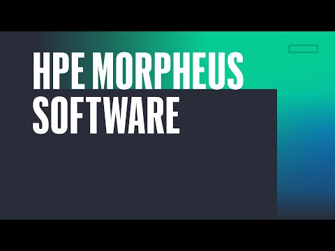 HPE Morpheus Software Defined Networking and Zero Trust Microsegmentation