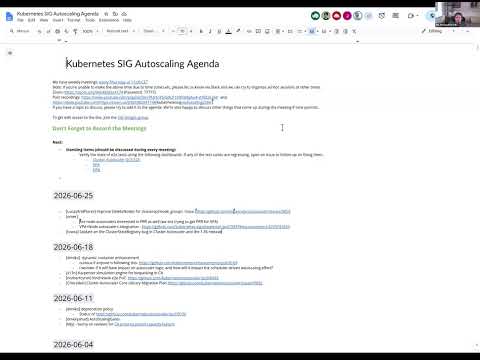 SIG Autoscaling Weekly SIG Meeting for 2026-06-25T15:00:13Z.mp4