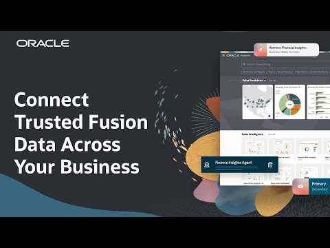 Oracle Fusion Data Intelligence: Trusted Data for Enterprise AI