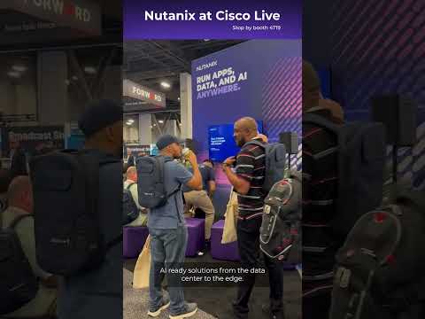 The future is agentic. The platform is Nutanix. #CiscoLive