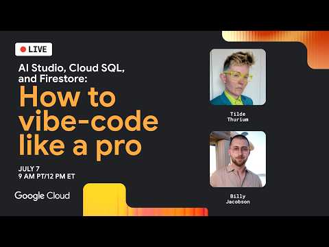 AI Studio, Cloud SQL, and Firestore: How to vibe-code like a pro