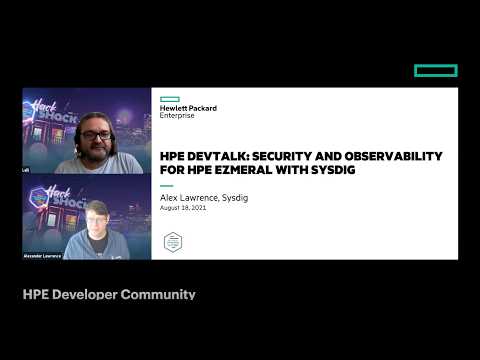 Security and Observability for HPE Ezmeral with Sysdig