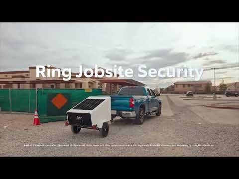 Introducing the Ring Mobile Security Tower | Powerful jobsite protection for wherever work takes you