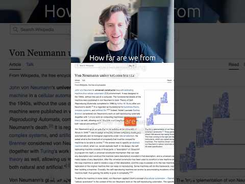 How far are we from self-replicating machines?