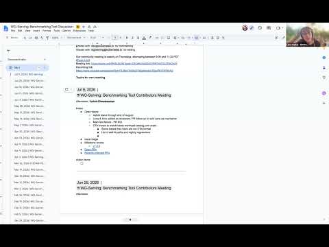 wg-serving kubernetes’s Personal Meeting Room for 2026-07-09